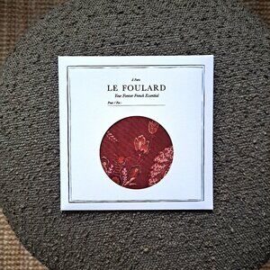 Sezane burgundy scarf